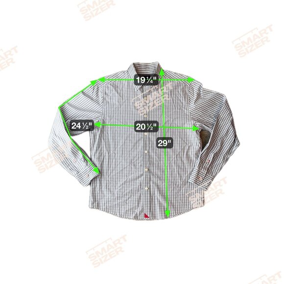 Untuckit Mens Button Up Dress Shirt Mens M Gray White Gingham Long Sleeve - Picture 2 of 6